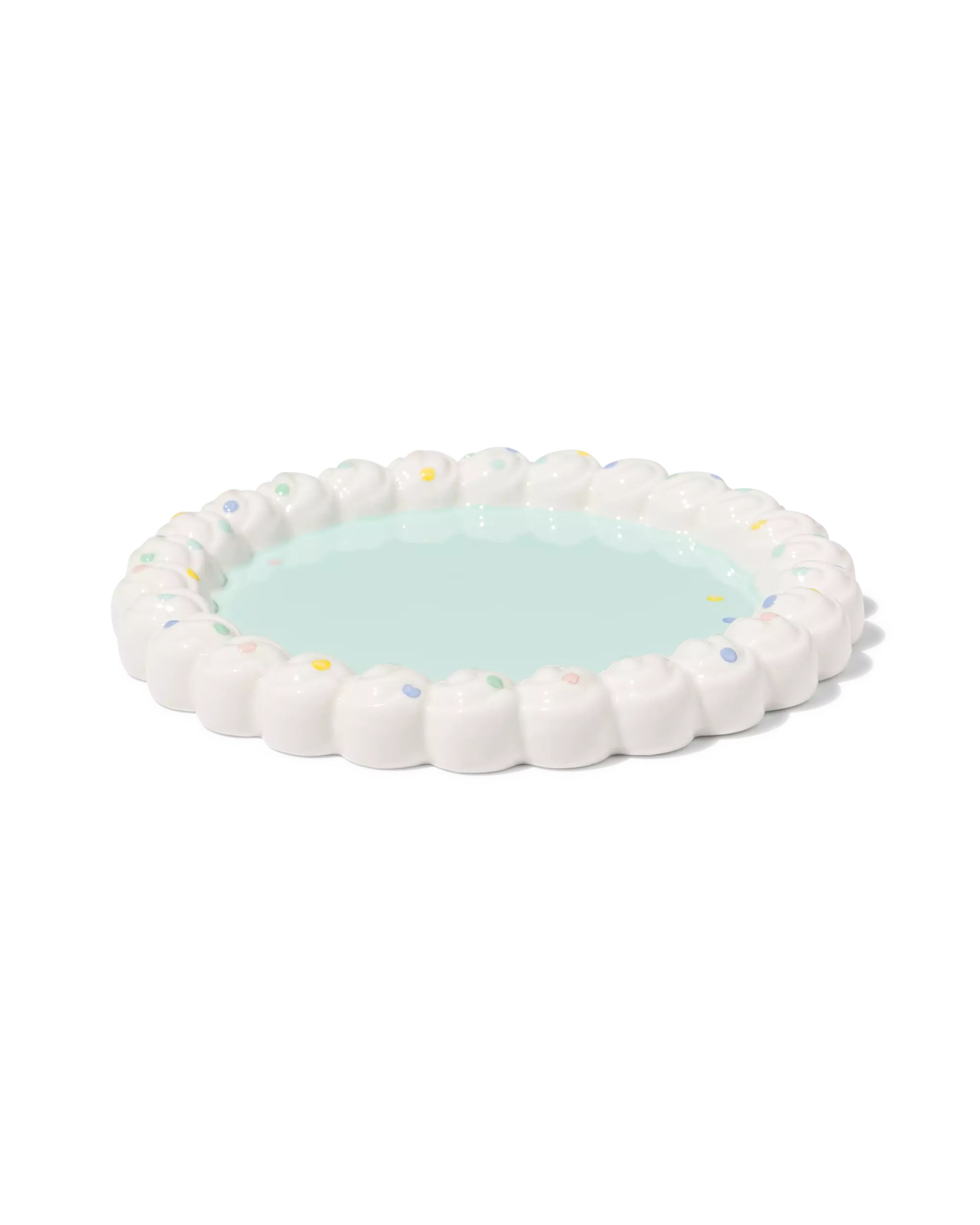 assiette à gâteau céramique fête