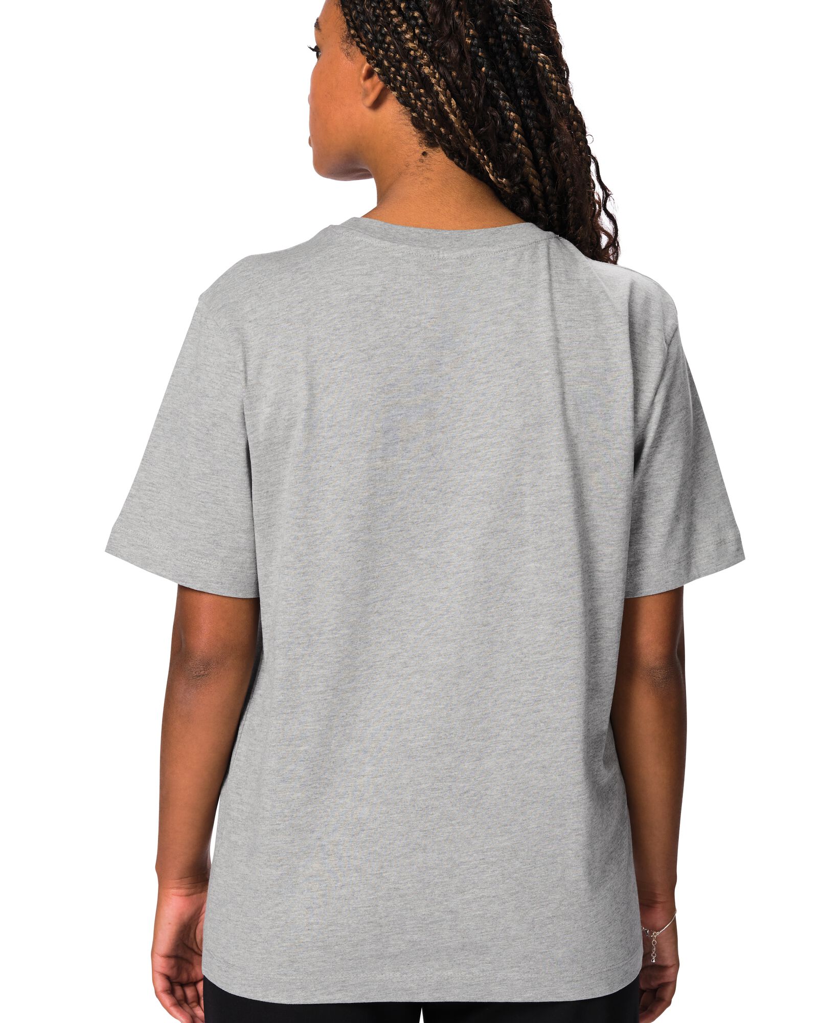 t-shirt femme Larissa jersey gris clair - 36305820LIGHTGREY - HEMA