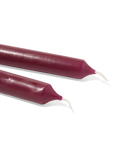 Lange Haushaltskerze, &Oslash; 2,2 &times; 29 cm, Aubergine &ndash; 12 St&uuml;ck aubergine 2,2 x 29 - 13504056 - HEMA