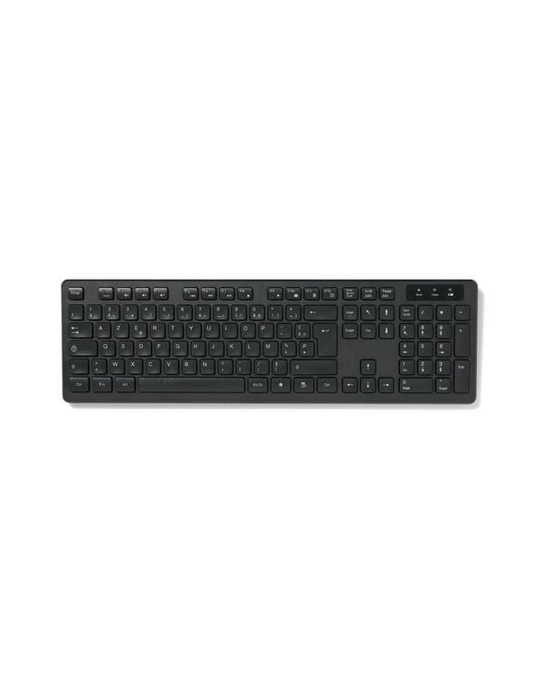 Tastatur, kabellos, AZERTY, schwarz - 39630202 - HEMA