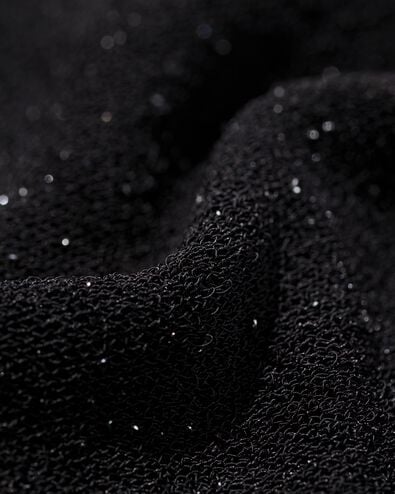 damesbroek flared glitter zwart zwart - 36212580BLACK - HEMA