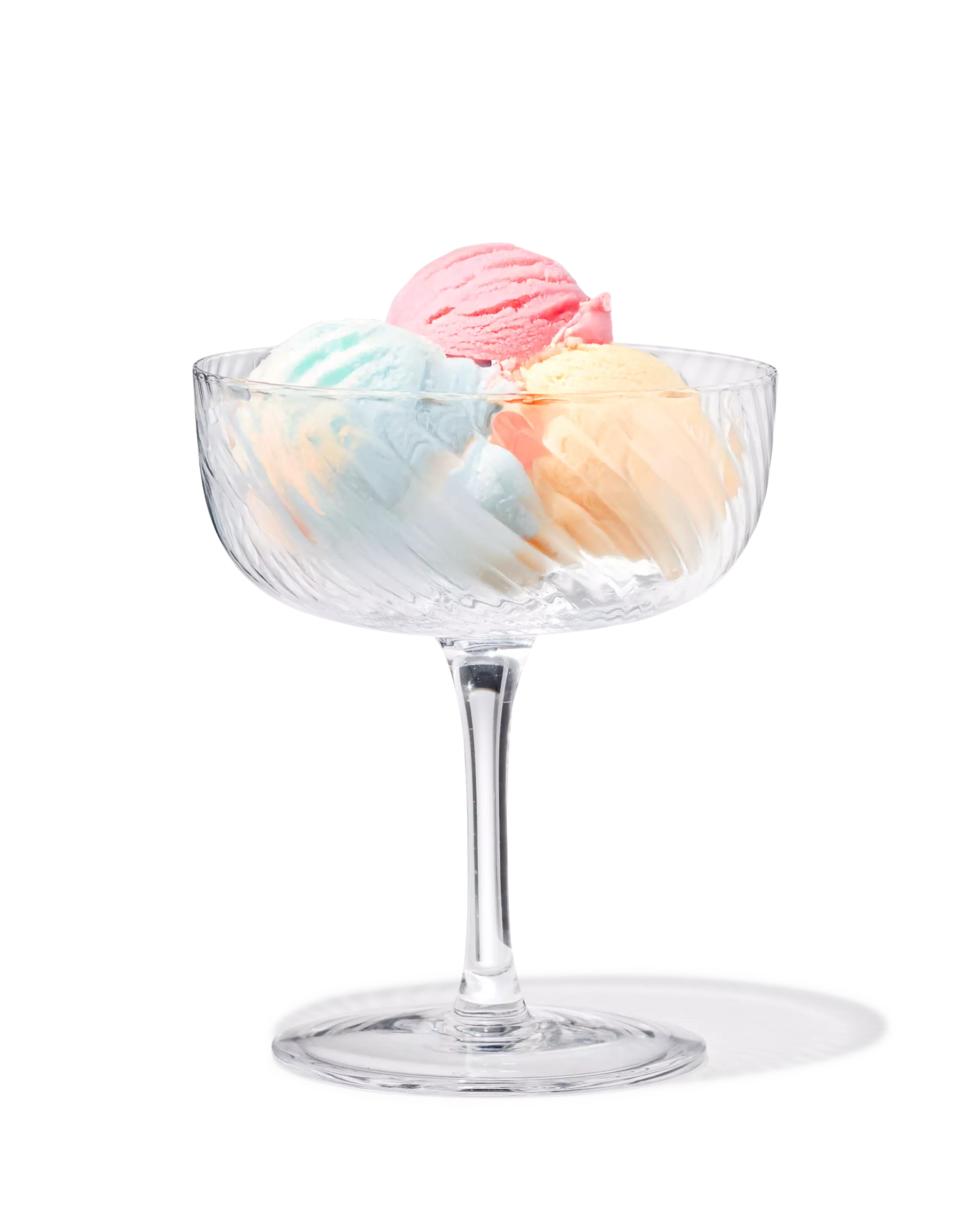 coupe Bergen glas twist reliëf