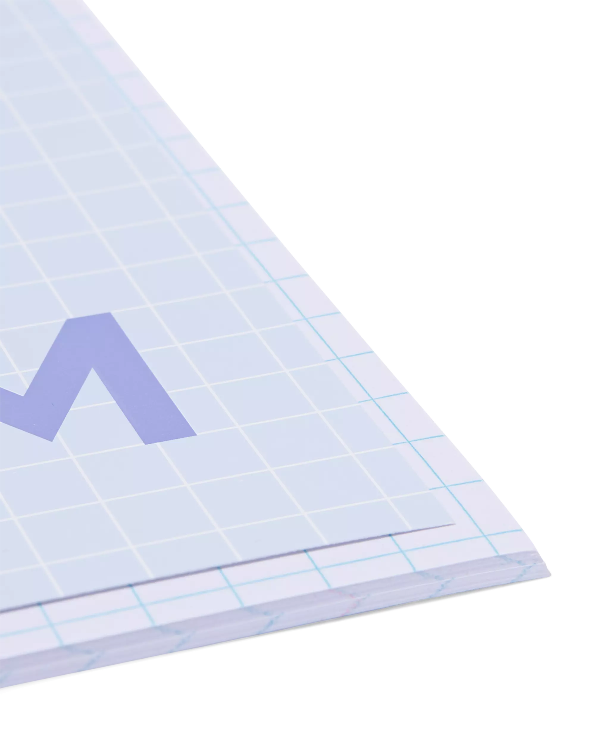 schriften blauw A5 geruit 10mm - 3 stuks