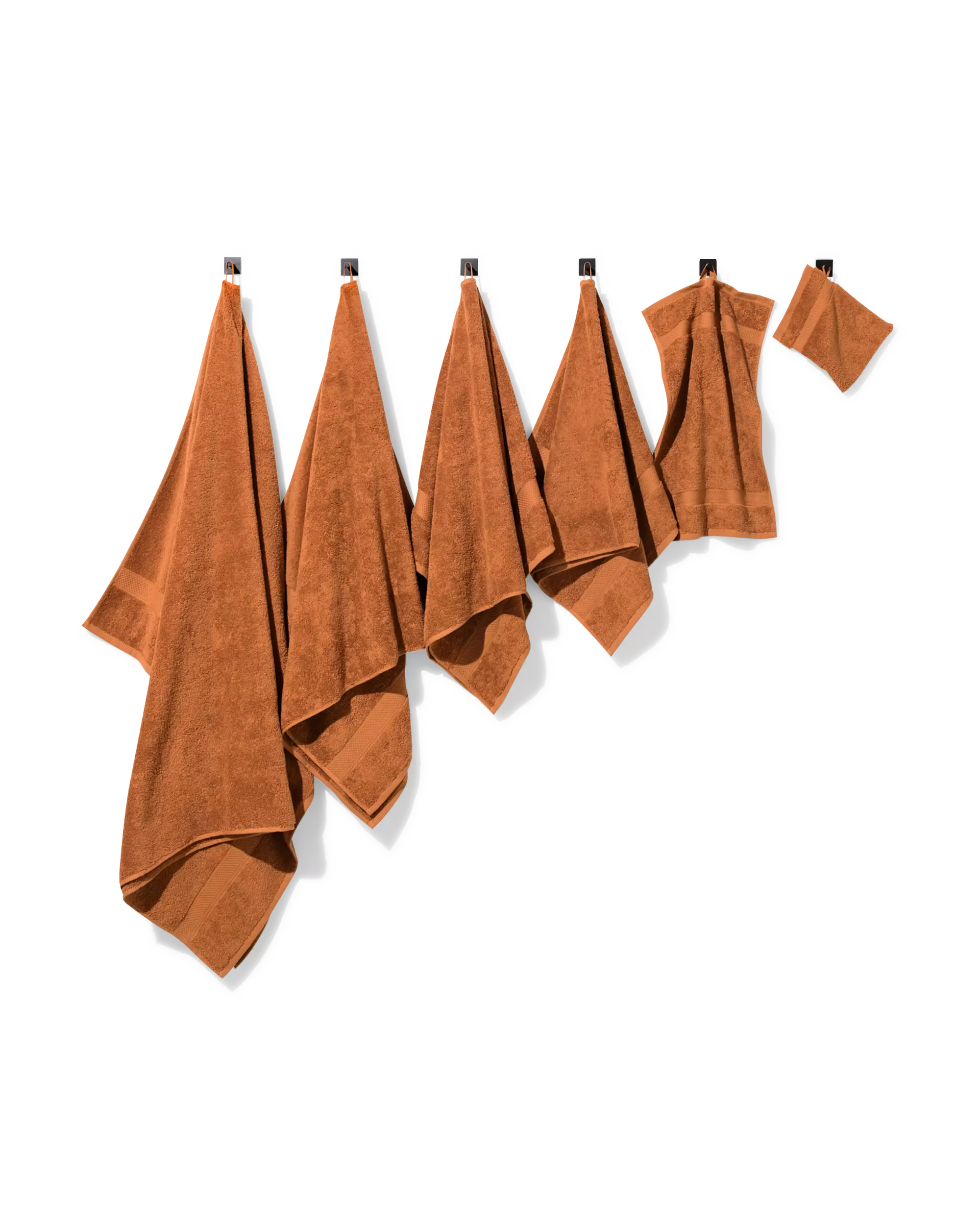 gastendoek 33x50cm zware kwaliteit terra