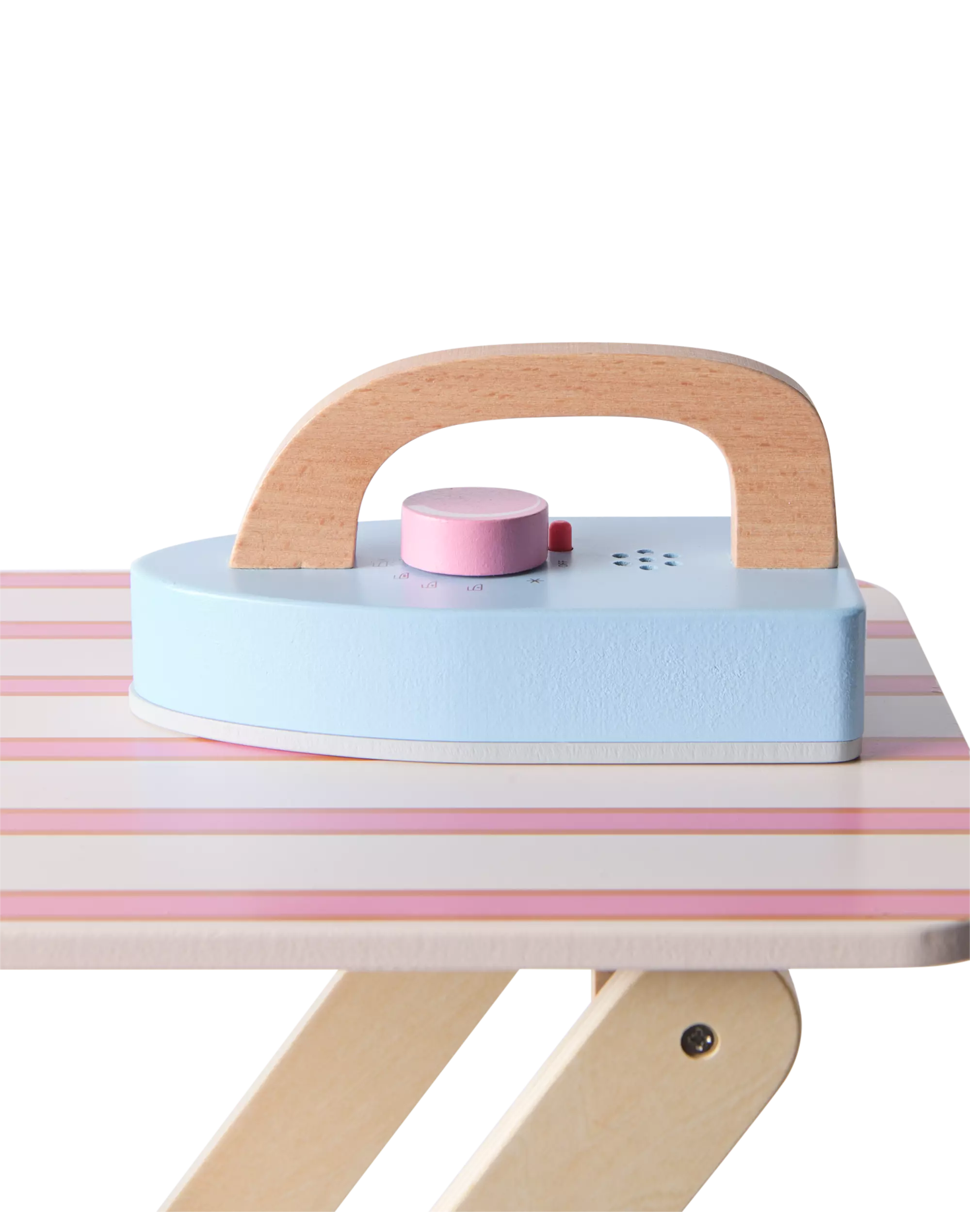 planche à repasser enfant avec fer 48x50cm bois