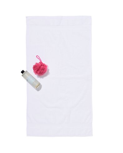 serviette de bain - 60x110 cm - qualit&eacute; &eacute;paisse - blanc blanc serviette 60 x 110 - 5213600 - HEMA