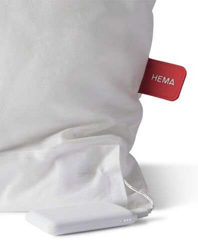 coussin chauffant 50 x 50 cm pelucheux marron - 13008027 - HEMA