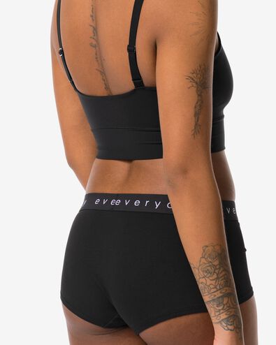 boxer femme coton ceinture everyday - 19672407 - HEMA