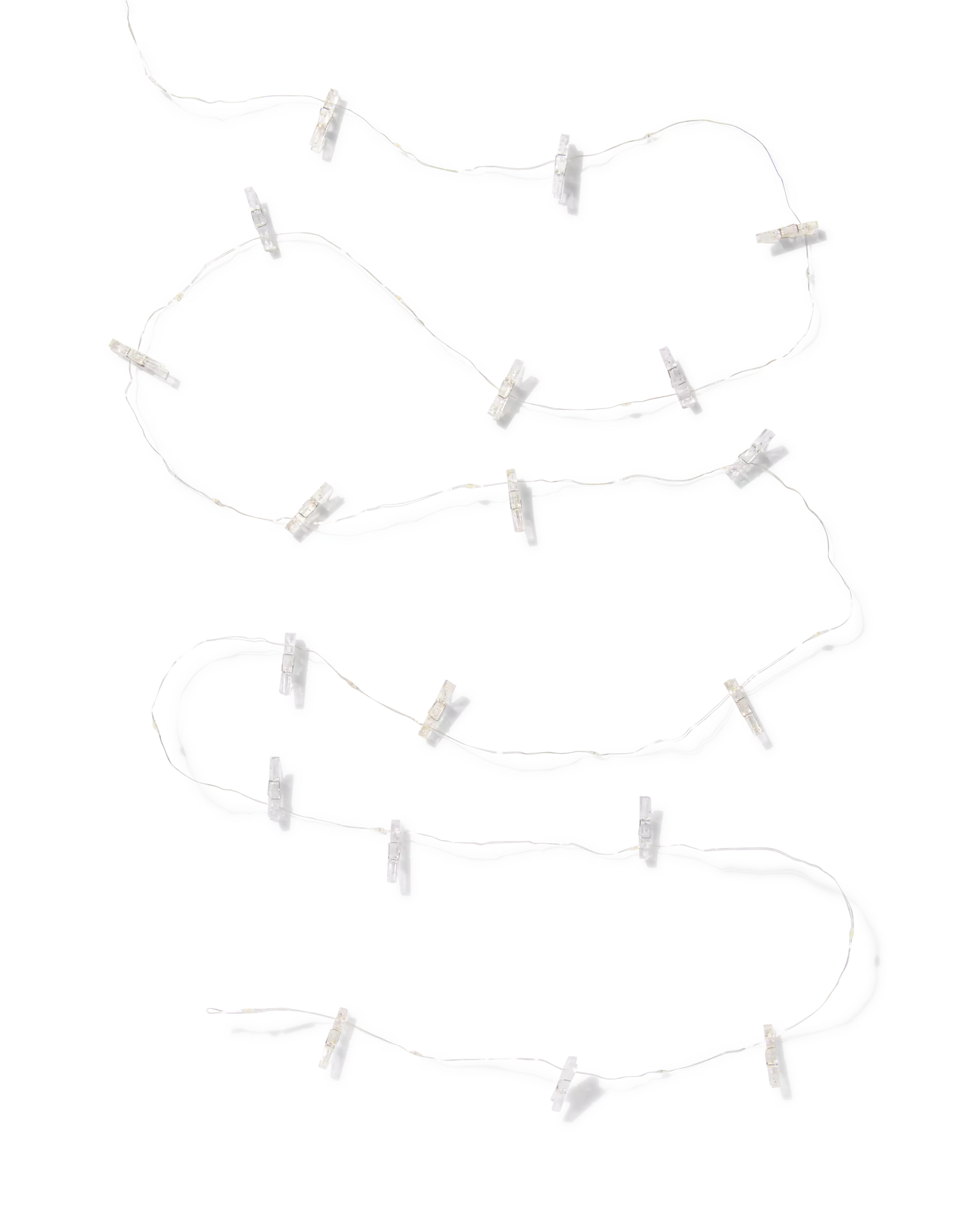 guirlande lumineuse 3.25 m - 19 clips