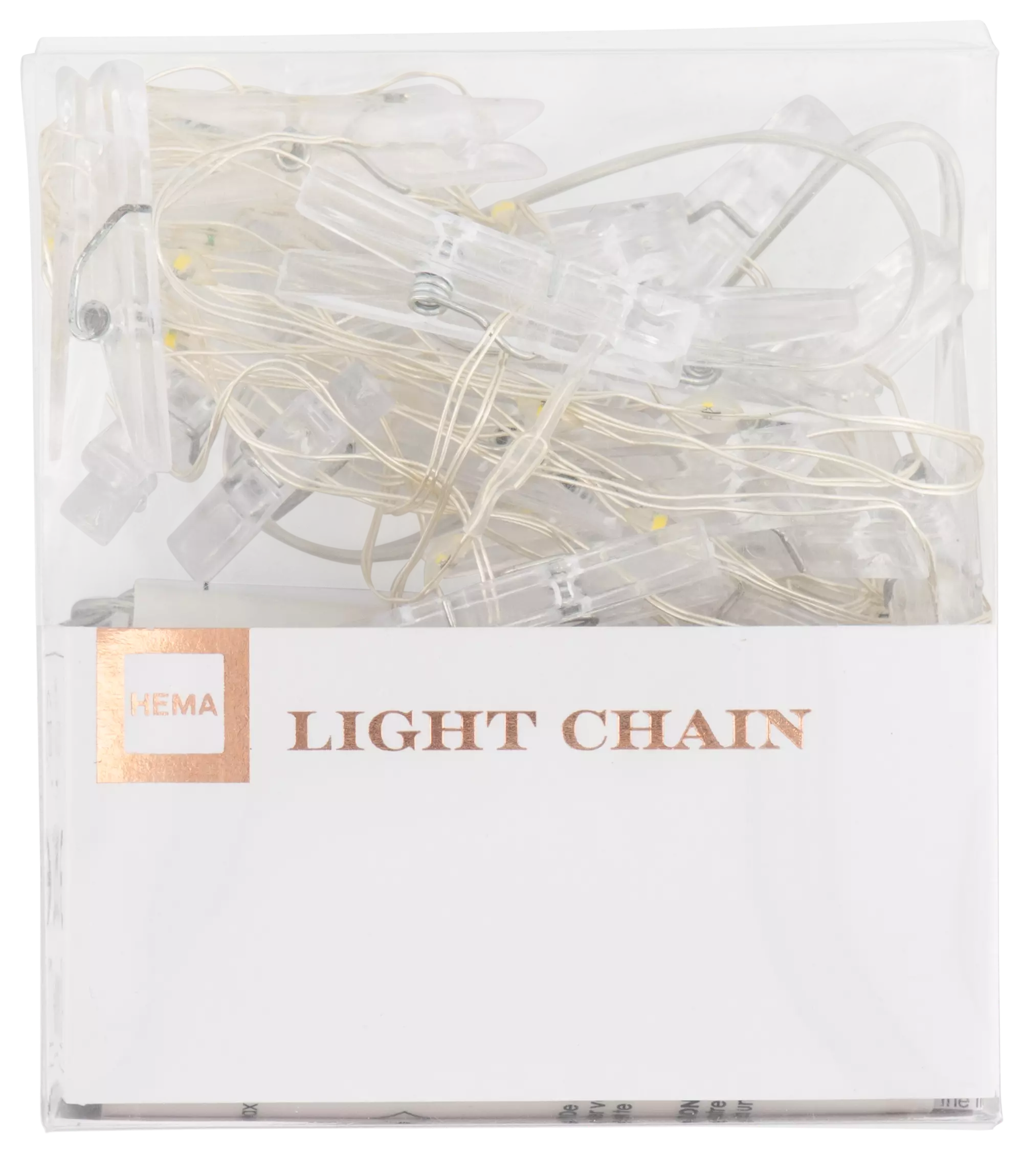 guirlande lumineuse 3.25 m - 19 clips