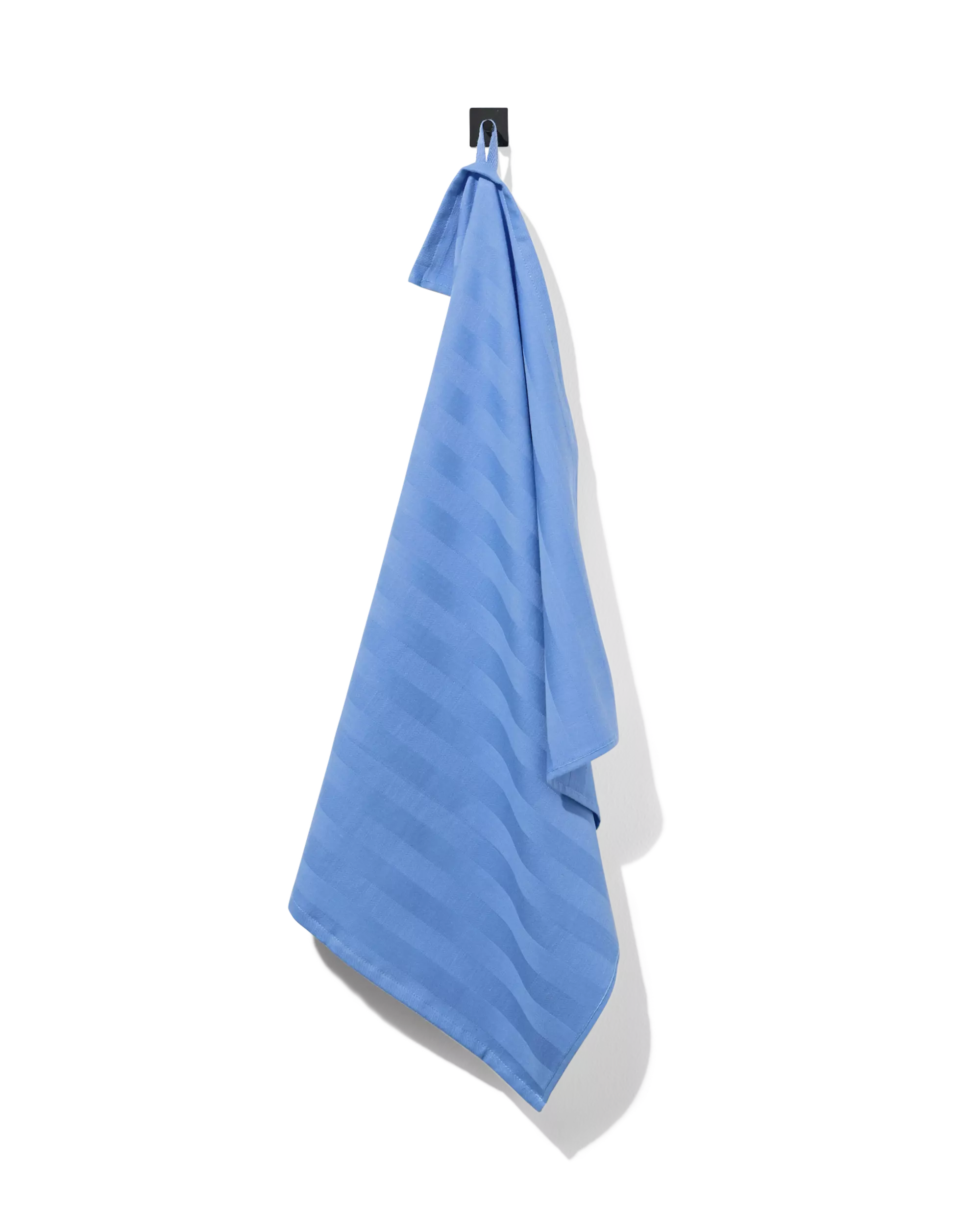 theedoek 65x65 katoen blauw