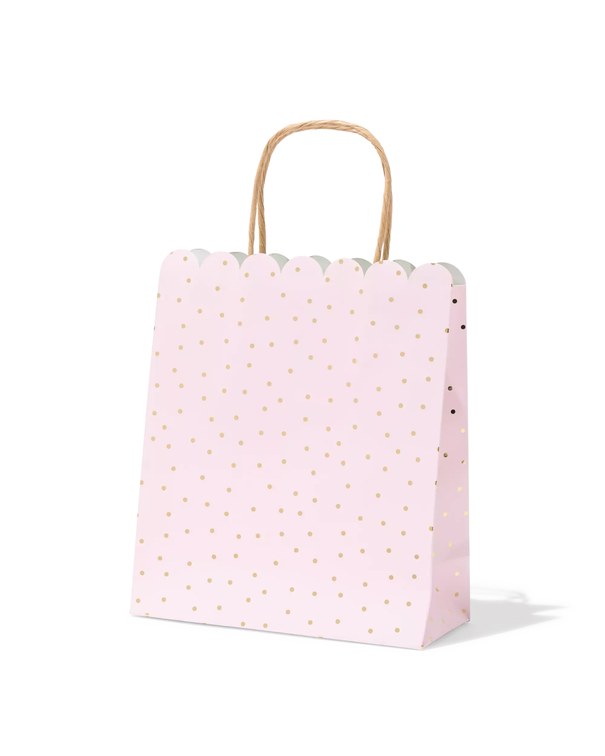 Geschenktüte M, 29,5 × 18 cm, Papier, Tupfen