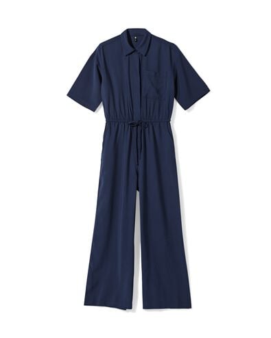 Damen-Jumpsuit Sarie dunkelblau dunkelblau - 36212480DARKBLUE - HEMA