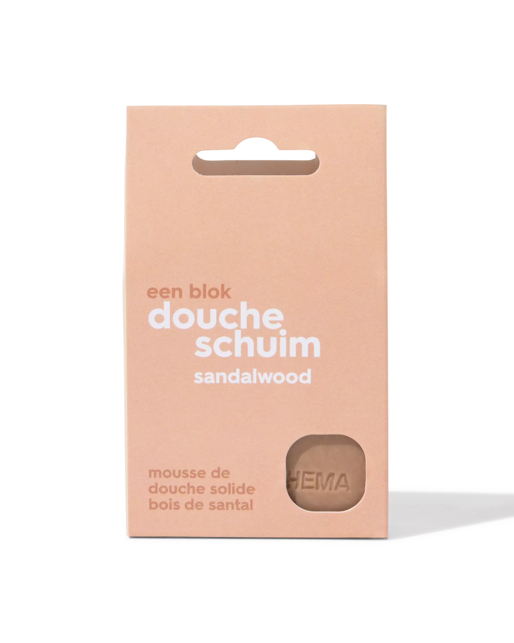 bloc de mousse de douche bois de santal 65g