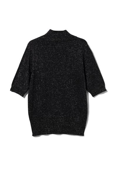 dames trui Lily met glitter zwart zwart - 36255490BLACK - HEMA