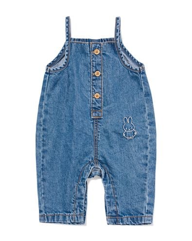 Miffy-Babyjumpsuit aus Denim jeansfarben jeansfarben - 33456520DENIM - HEMA