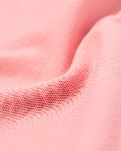 t-shirt femme jersey slim fit col en o rose rose - 36305680PINK - HEMA