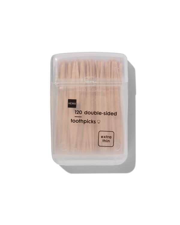 tandenstokers extra dun - 120 stuks - 11133332 - HEMA