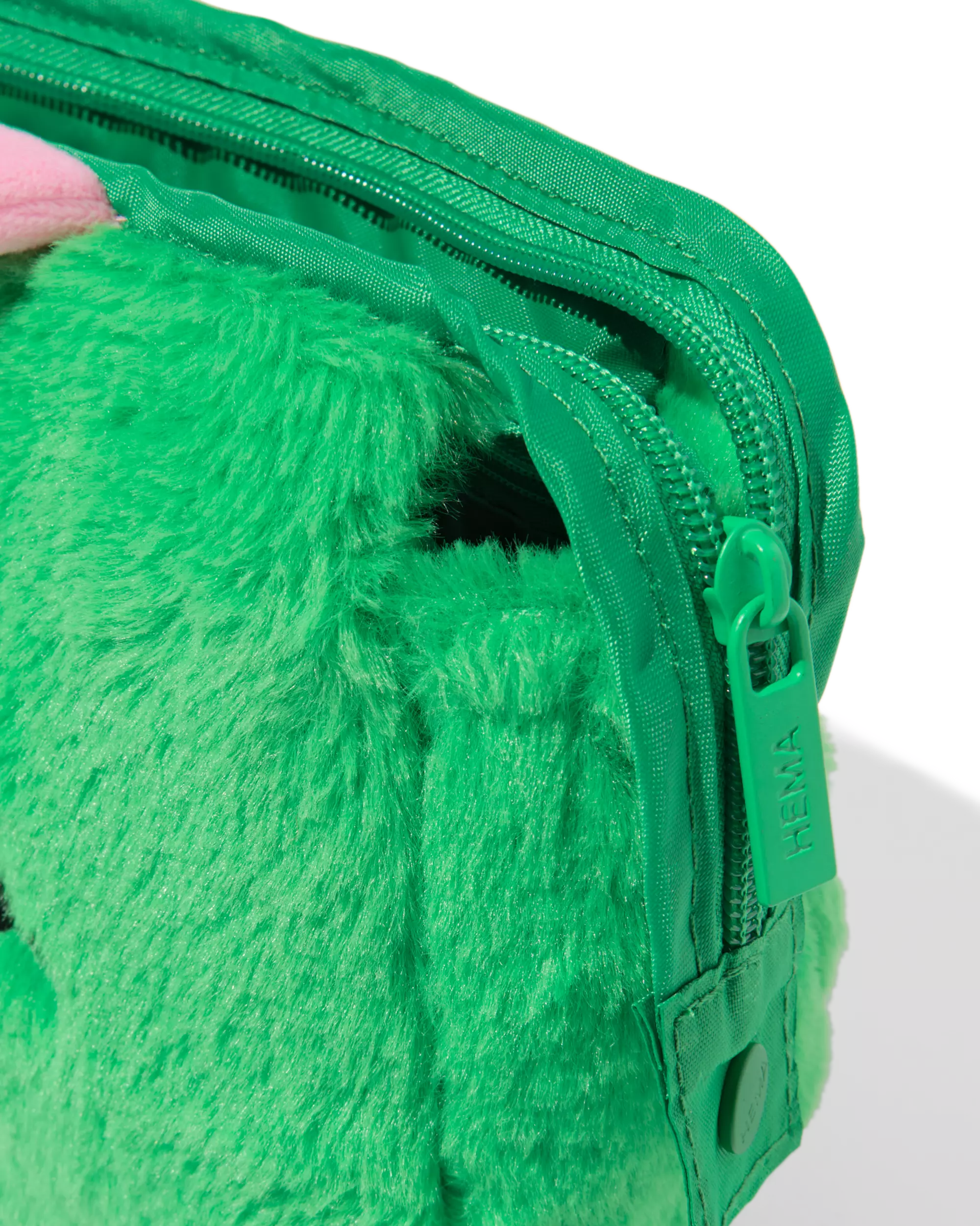 trousse de toilette vert monstre
