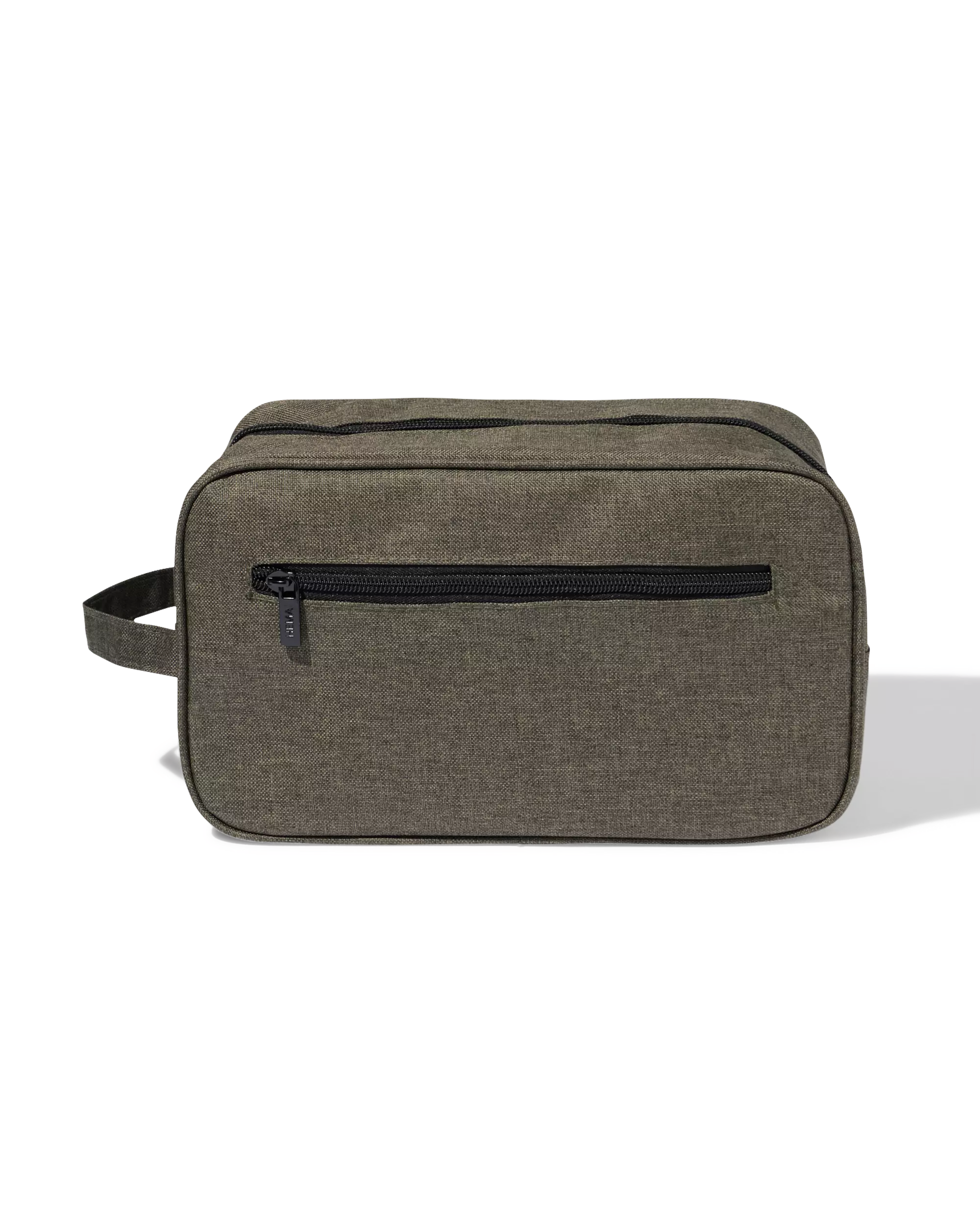 trousse de toilette 27x12x16cm vert foncé