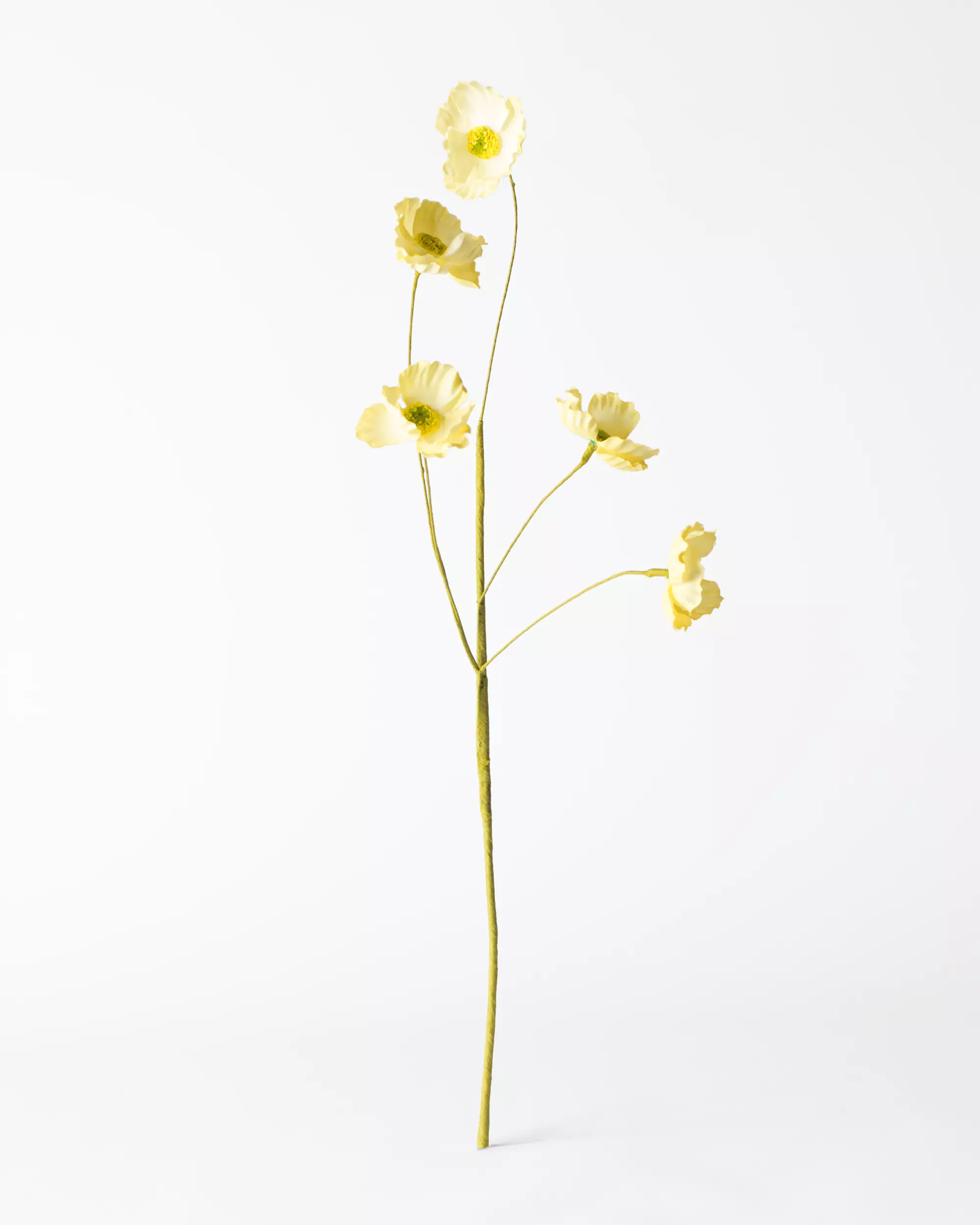 kunstbloem boterbloem 55cm lichtgeel