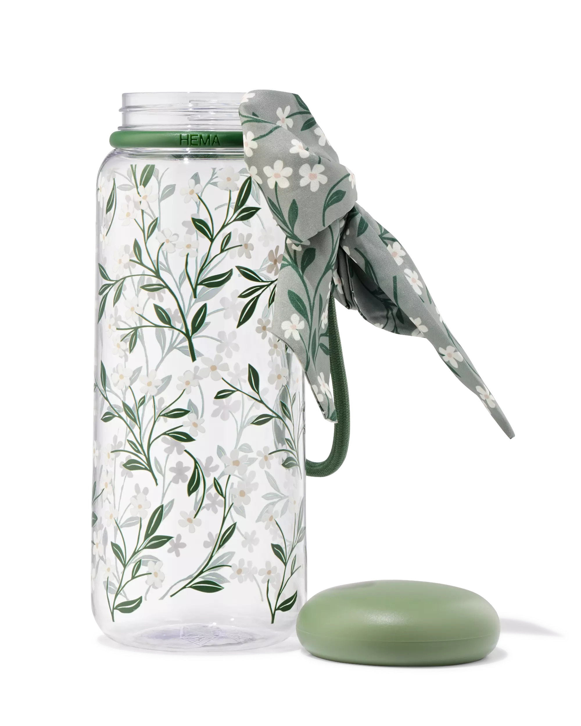 gourde 700 ml fleurs avec petit foulard
