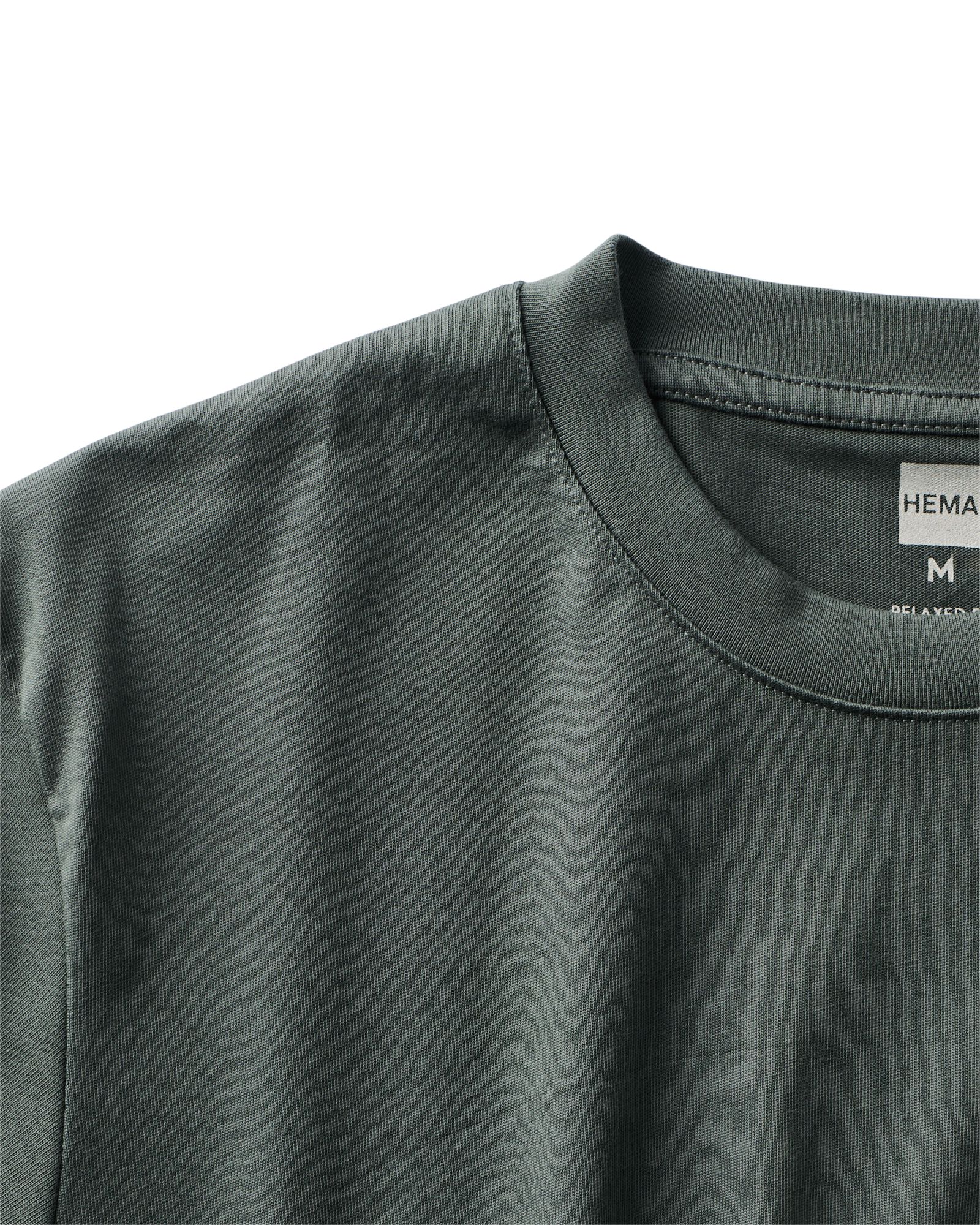 t-shirt homme Elias jersey gris gris - 2129870GREY - HEMA
