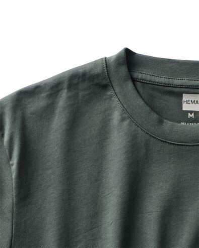 t-shirt homme Elias jersey gris gris - 2129870GREY - HEMA