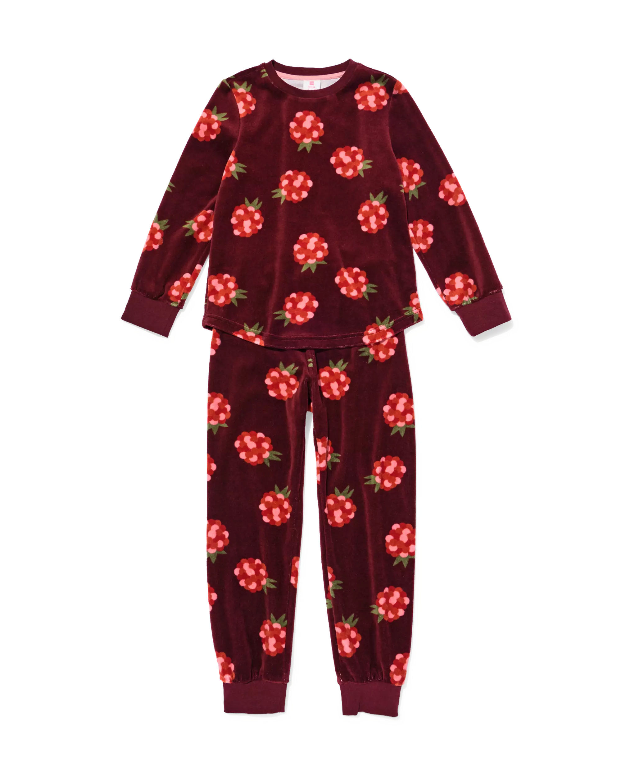 pyjama velours enfant fruit