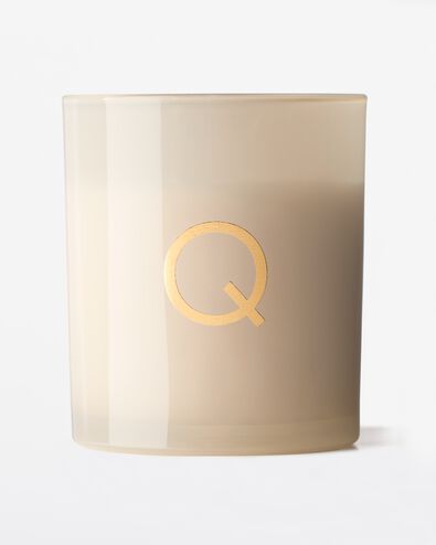 bougie en verre &Oslash;8x9cm lettre Q Q bougie en verre - 61102676 - HEMA