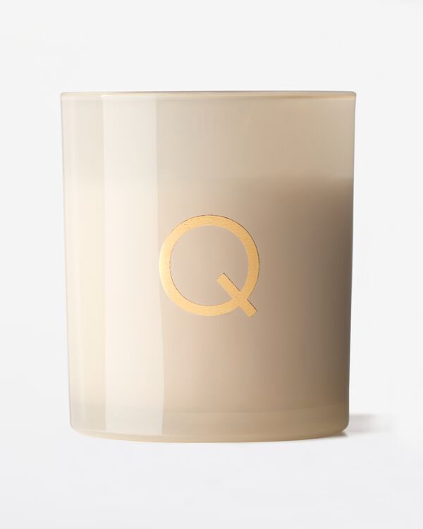Kerze im Glas, ⌀ 8 &times; 9 cm, Buchstabe Q Q - 61102676Q - HEMA