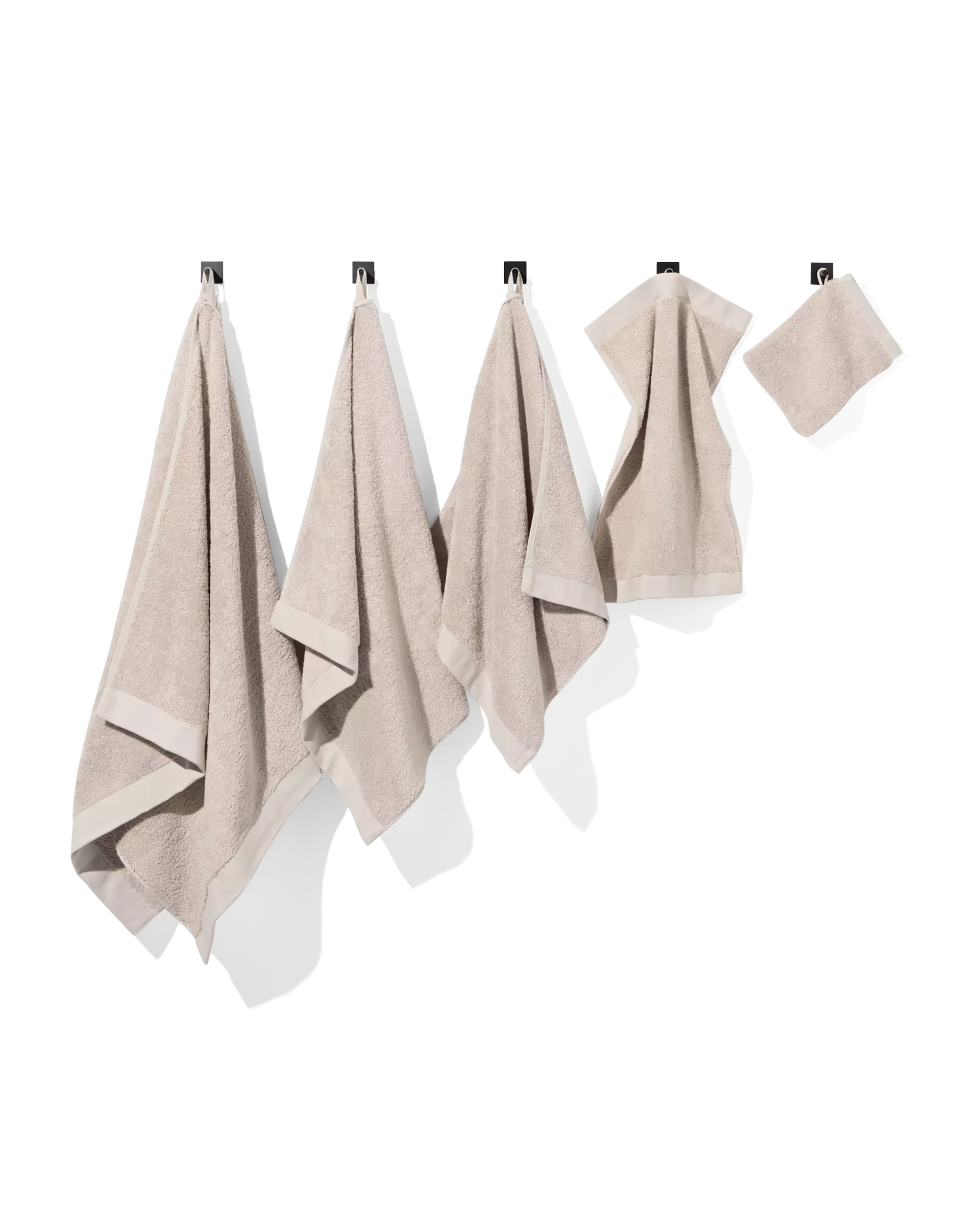 petite serviette 33 x 50 qualité hôtel extra douce sable