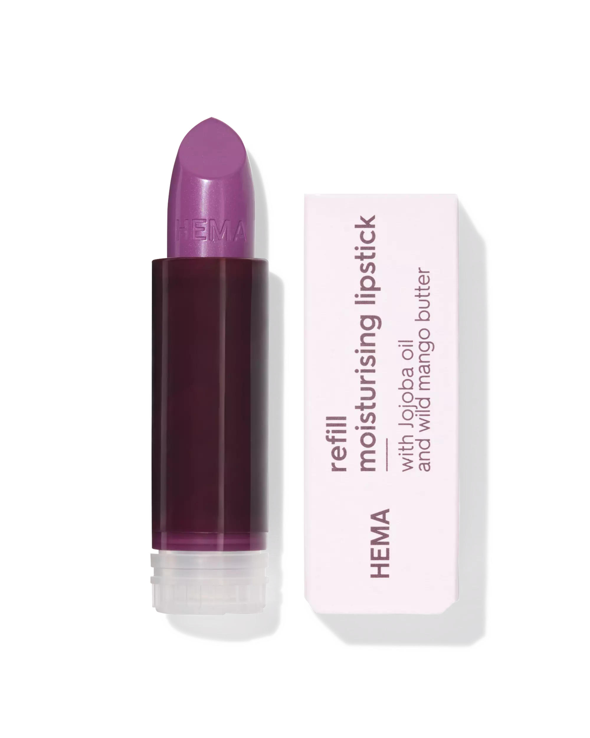 navulling moisturising lipstick 56 perfect plum - creamy