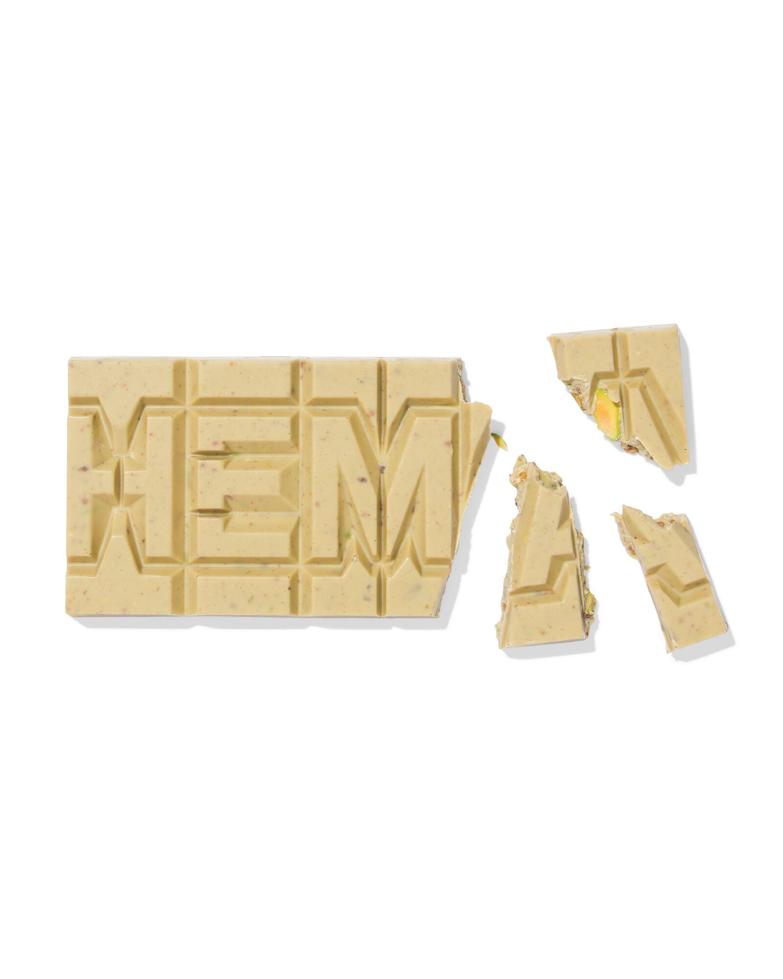 chocoladereep wit pistache 180g - 10350050 - HEMA
