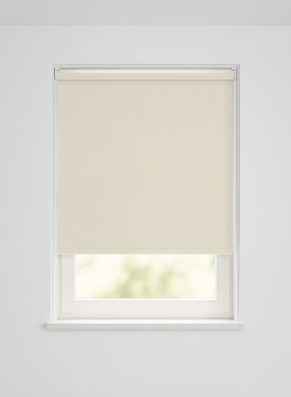 rolgordijn verduisterend metallic ivoor - 46110465 - HEMA