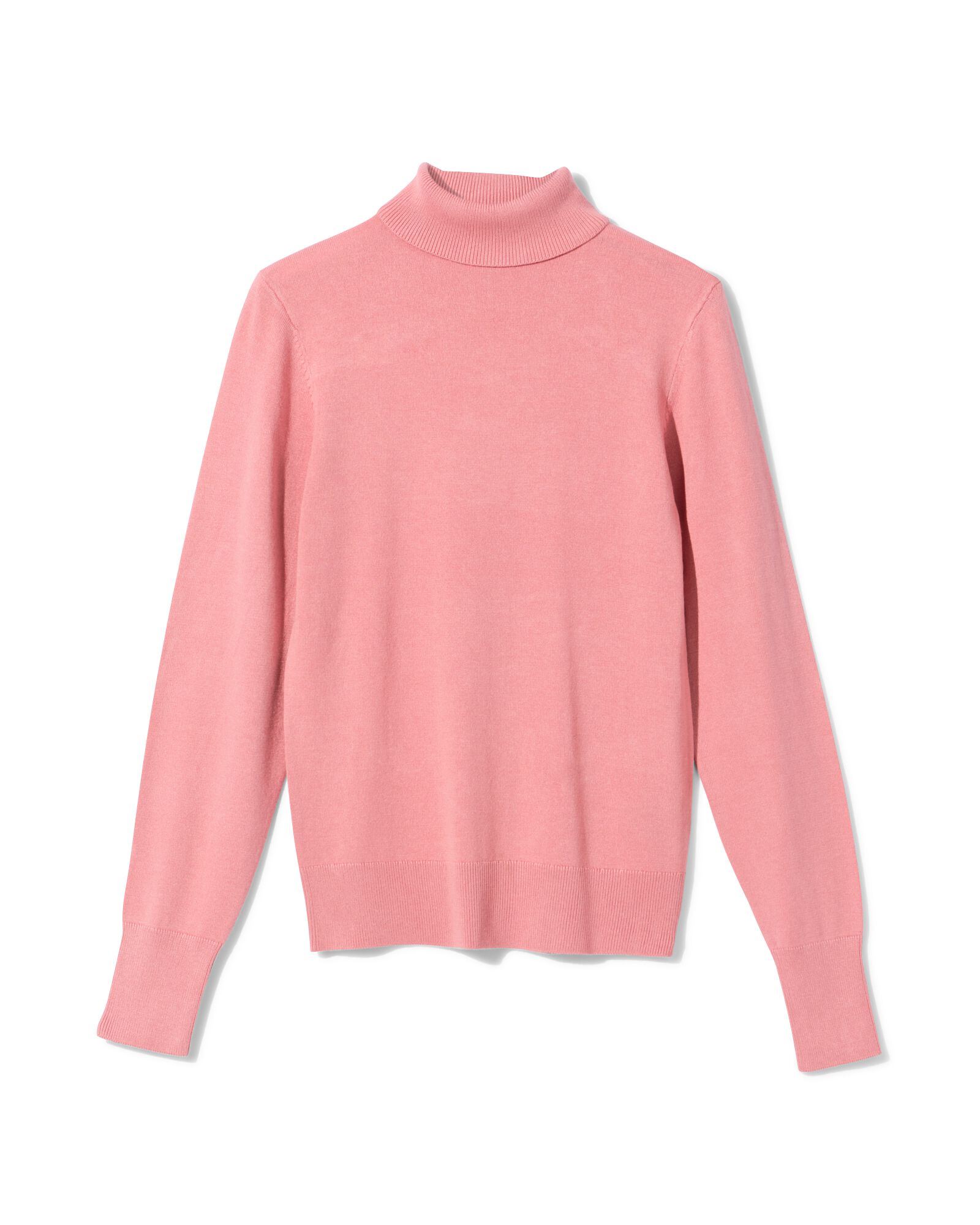 pull col roul&eacute; femme rose rose - 36306490PINK - HEMA