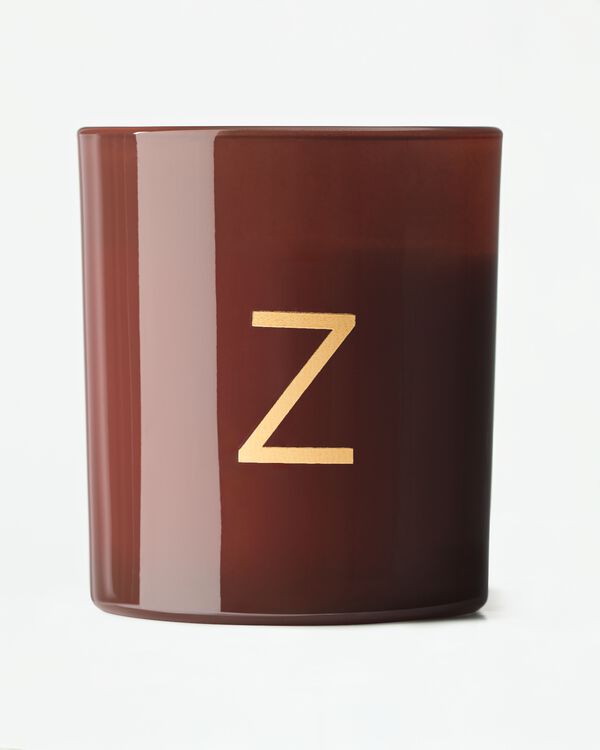 kaars in glas ⌀8x9cm letter Z Z - 61102685Z - HEMA