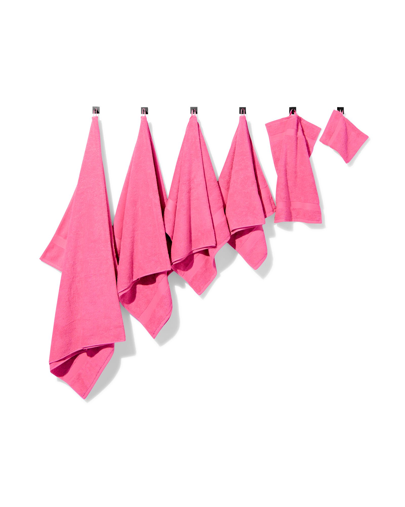 handdoek 50x100cm zware kwaliteit fuchsia fuchsia handdoek 50 x 100 - 5200284 - HEMA
