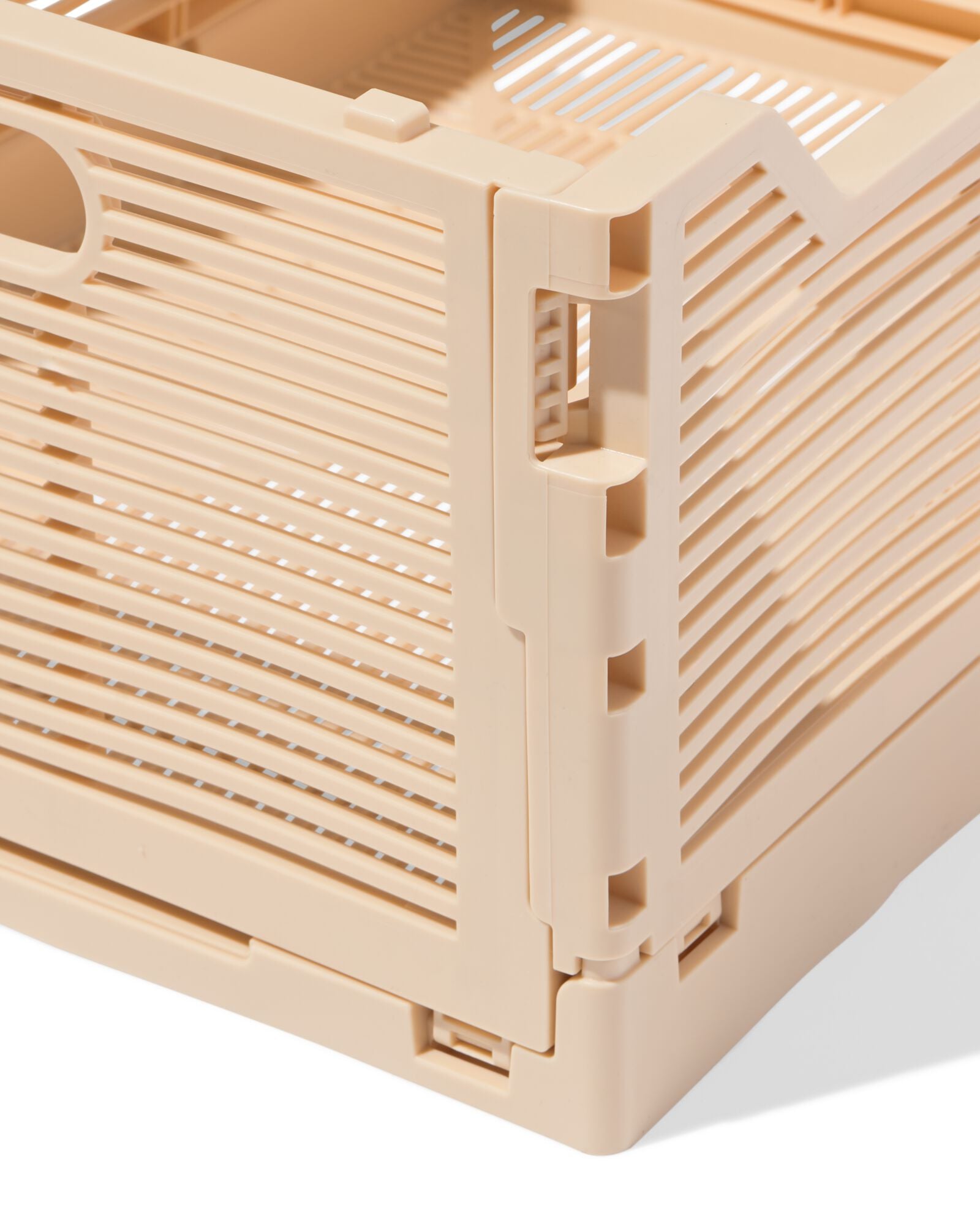 caisse pliable &agrave; lettres recycl&eacute;e M beige beige M  30 x 40 x 17 - 39800027 - HEMA