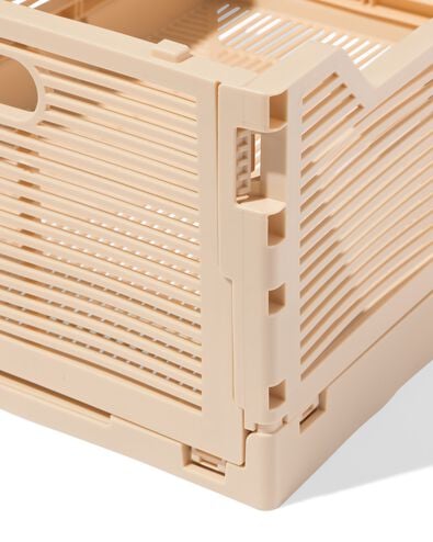 caisse pliable &agrave; lettres recycl&eacute;e M beige beige M  30 x 40 x 17 - 39800027 - HEMA