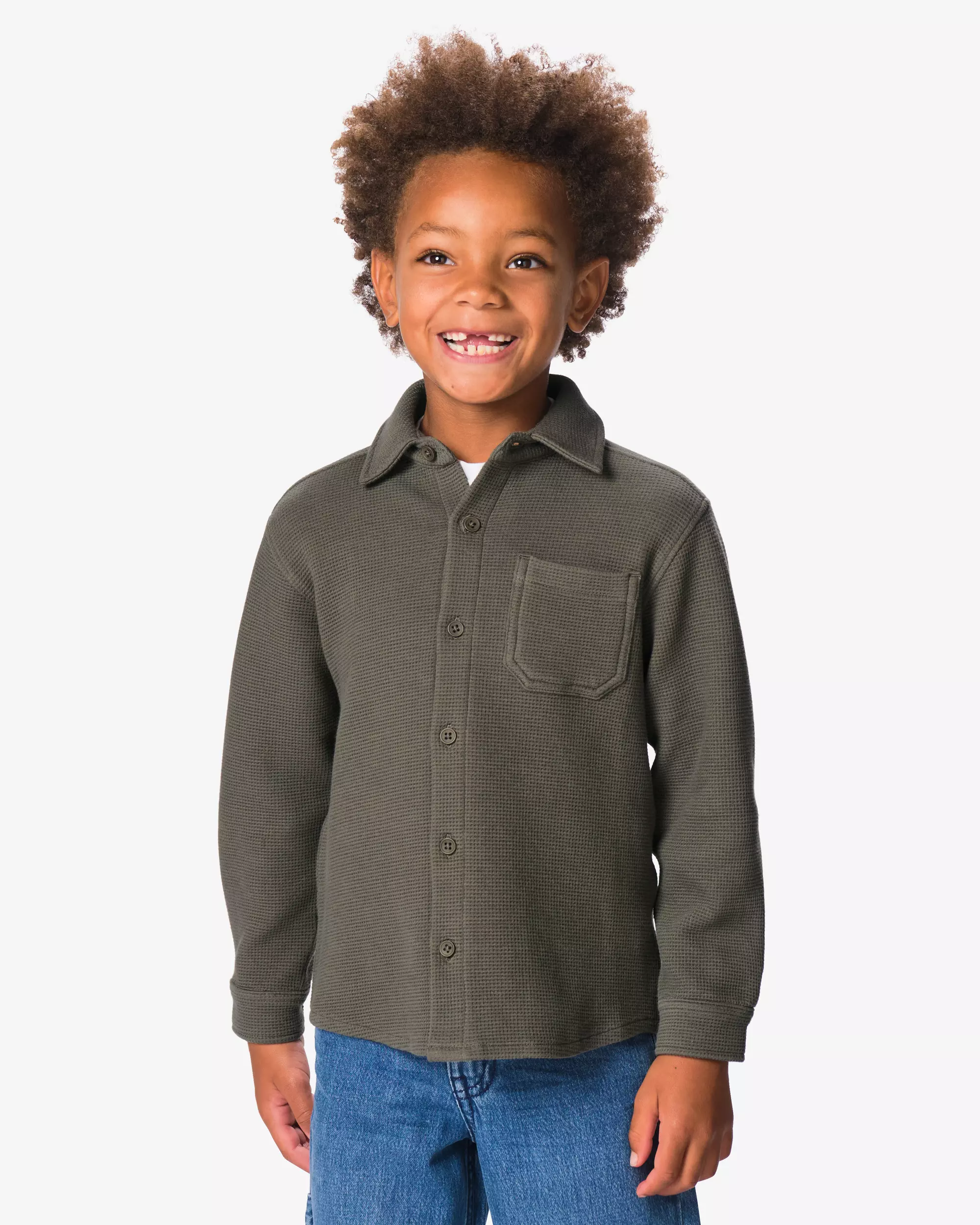 chemise enfant gaufre