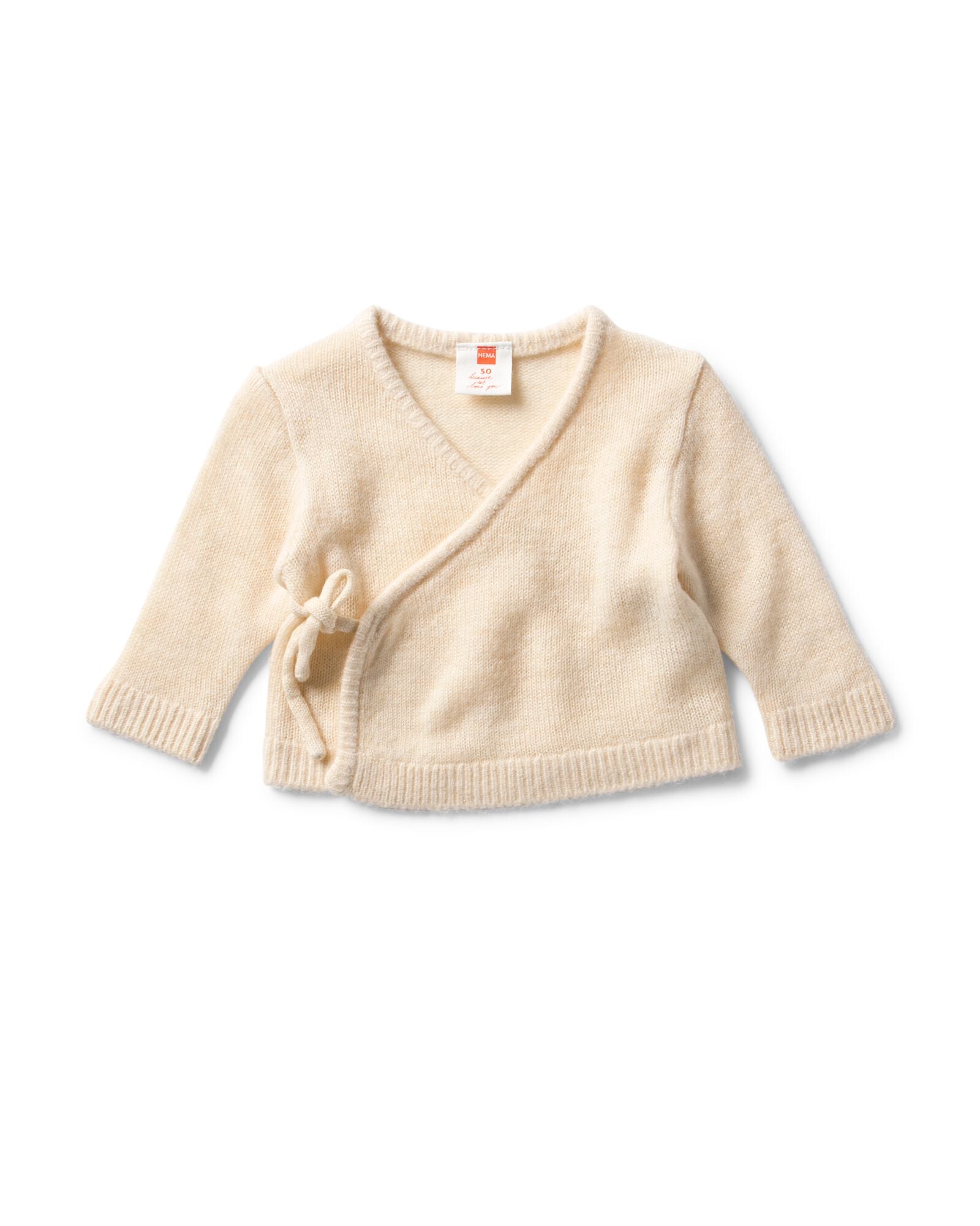 newborn trui fijngebreid  ecru ecru - 33463220ECRU - HEMA