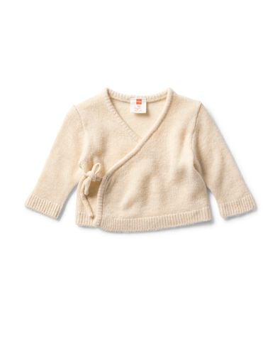 newborn trui fijngebreid  ecru ecru - 33463220ECRU - HEMA