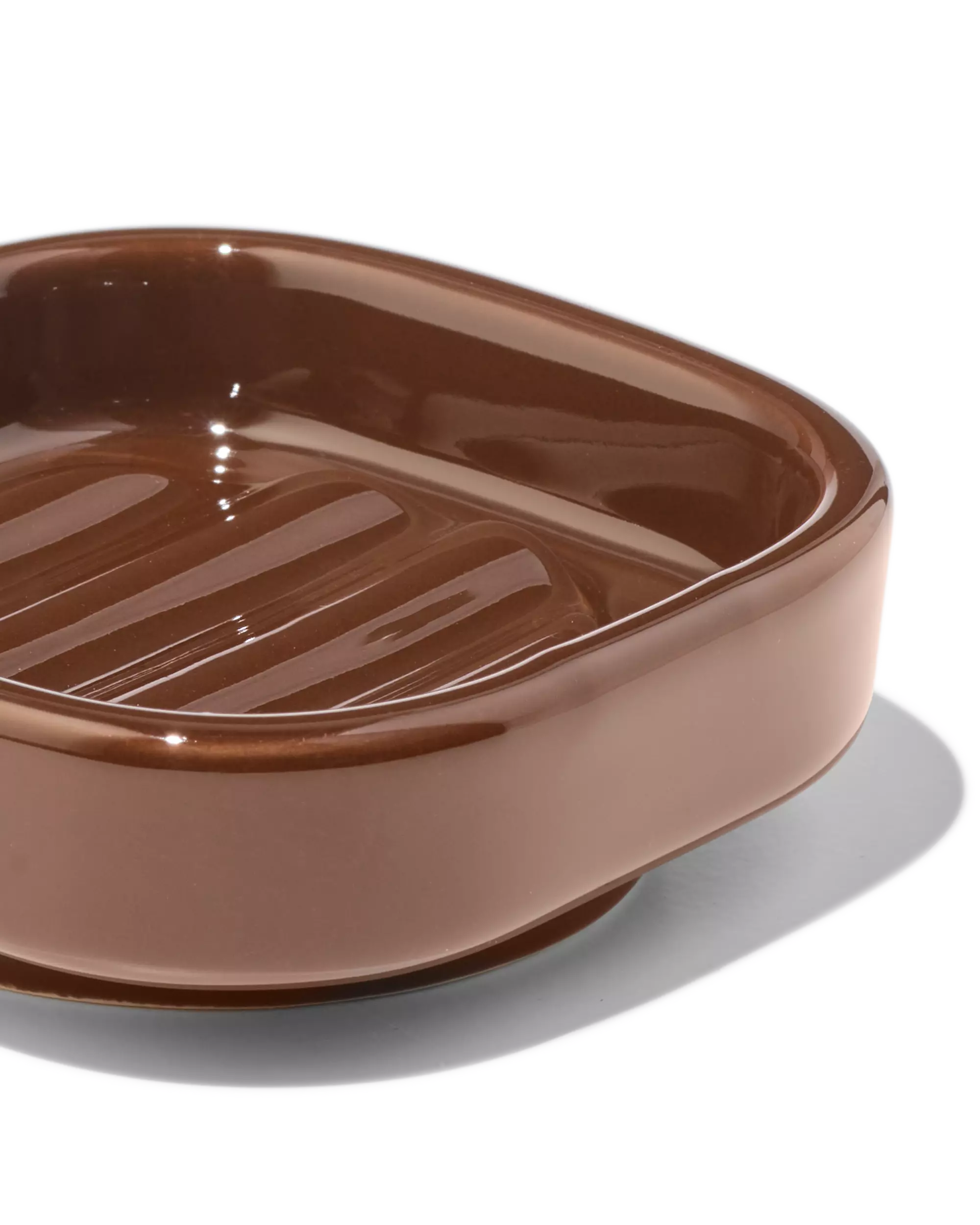 porte-savon céramique marron