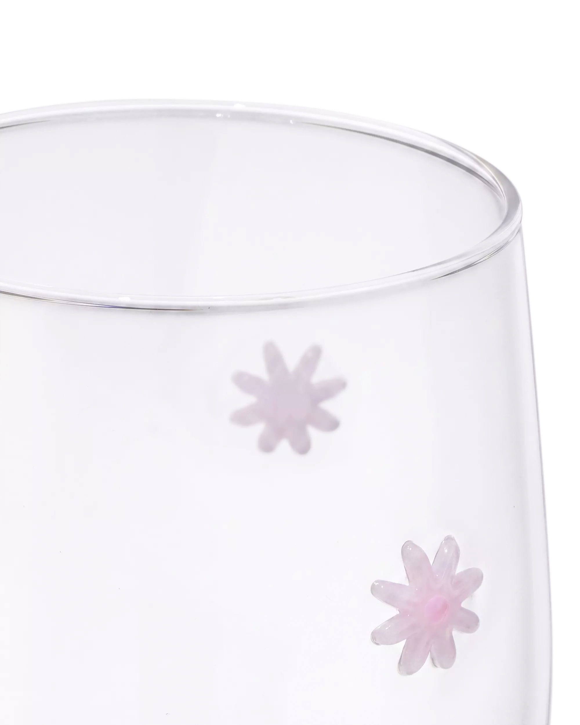 glas 360ml bloemen