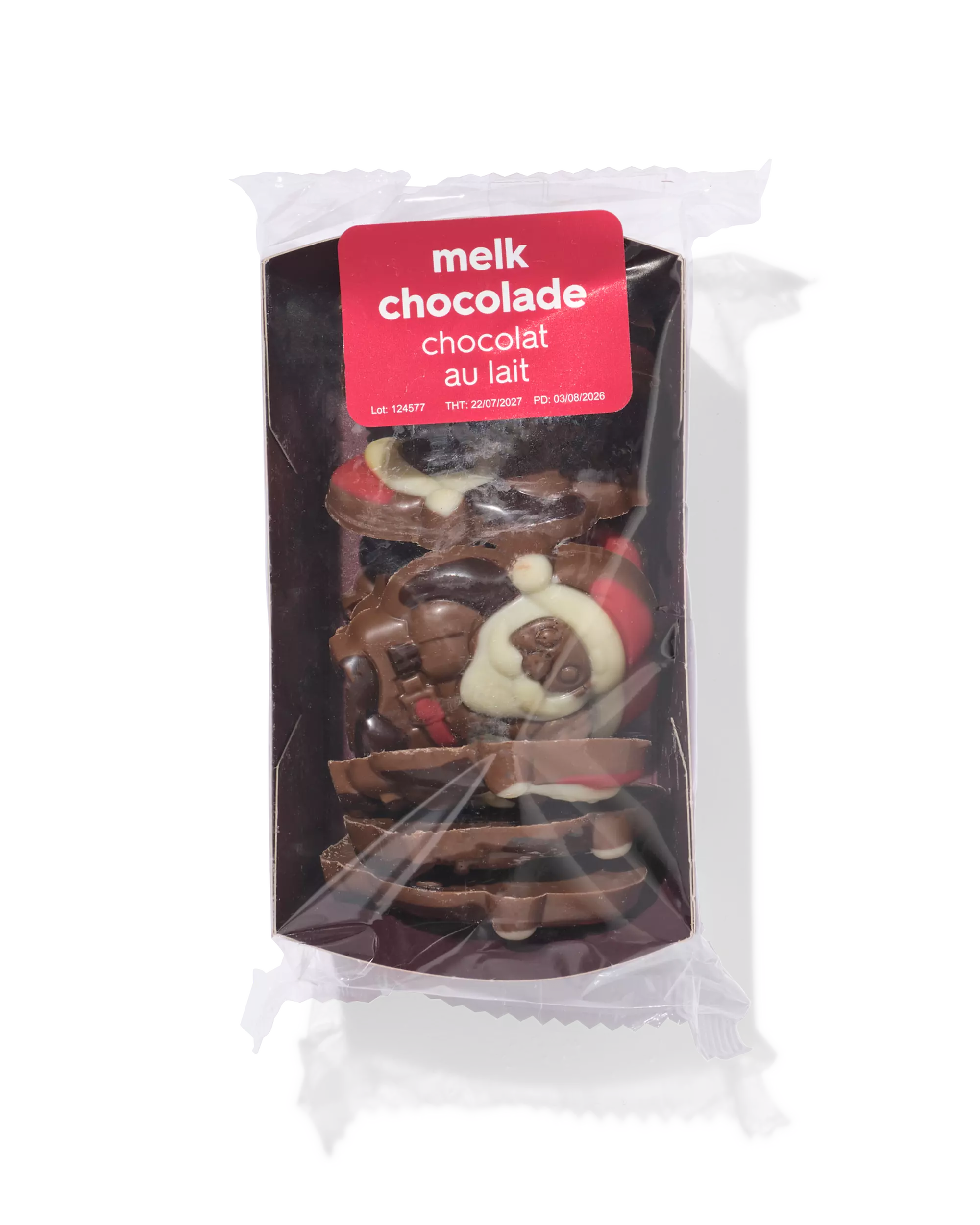 figurines de Père Noël chocolat au lait (150 g)