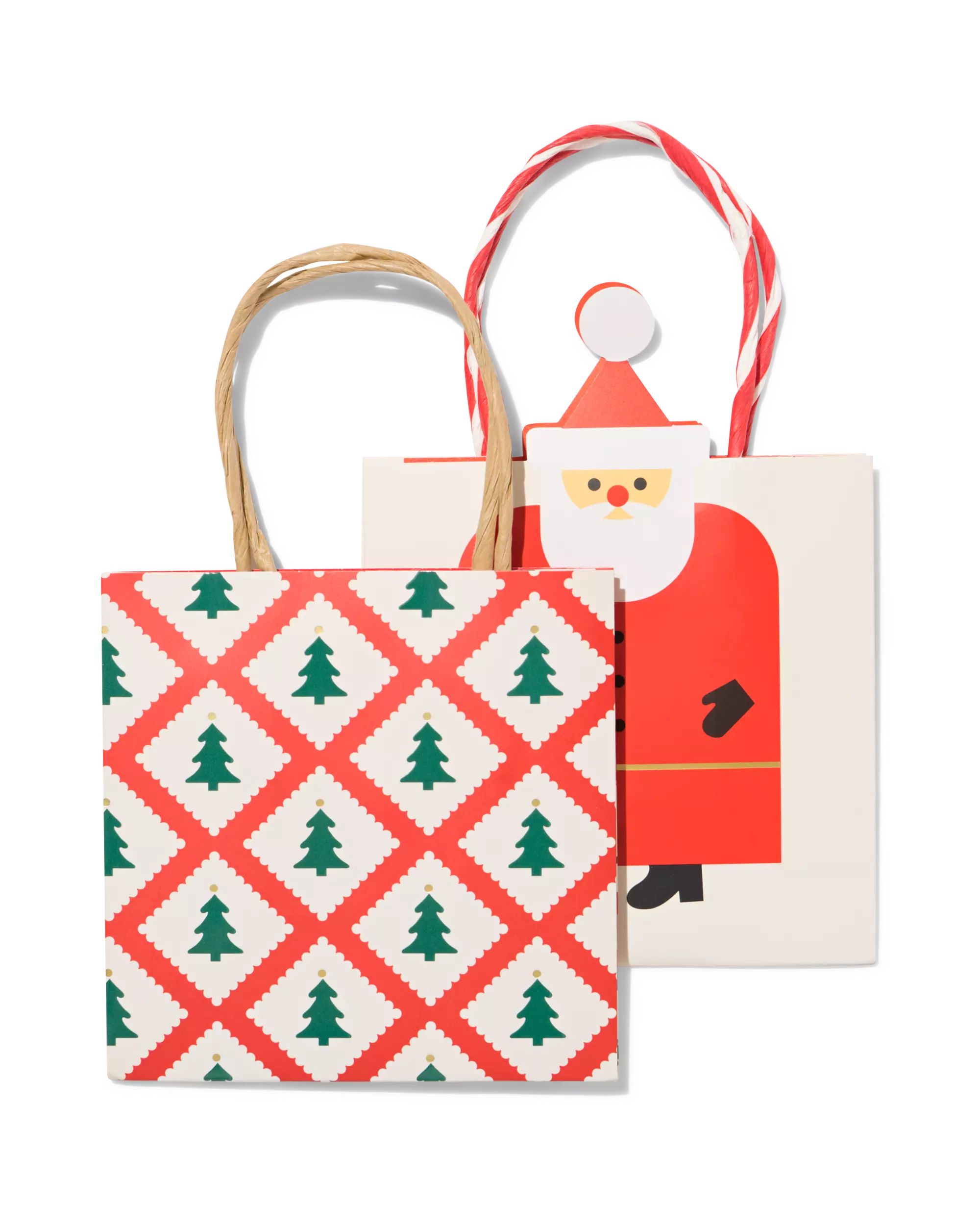 sac cadeau S 21,5 x 12,5 cm Noël - 2 pièces