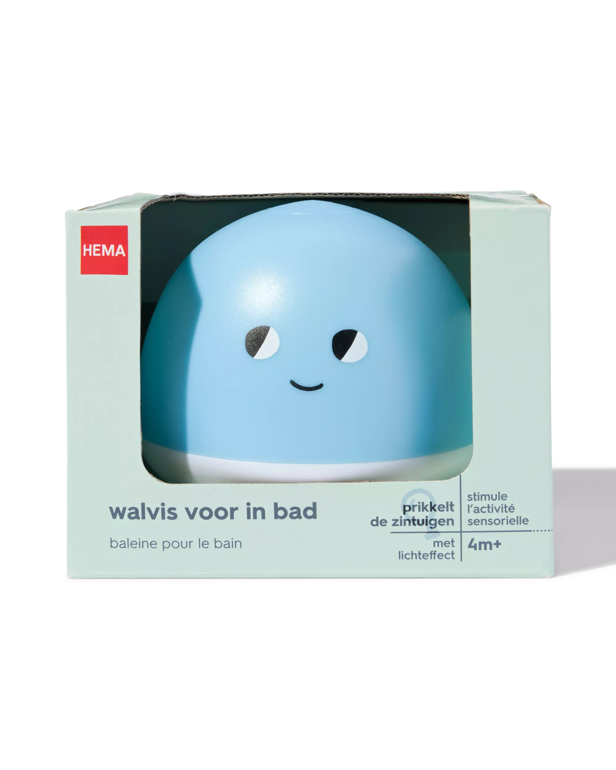 baleine de bain gicleuse avec lumière