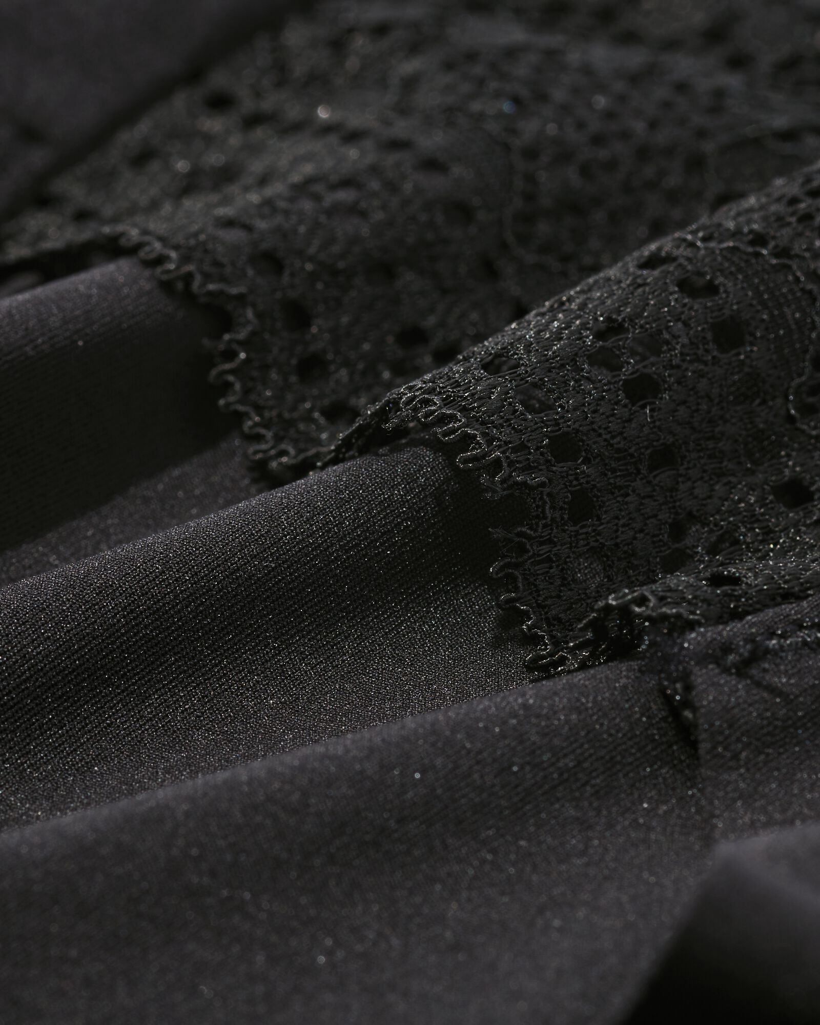 slip br&eacute;silien femme microfibre avec dentelle noir noir - 19640530BLACK - HEMA