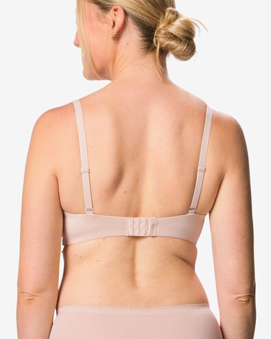 soutien-gorge pr&eacute;form&eacute; sans armatures micro rose p&acirc;le - 21813530LIGHTPINK - HEMA
